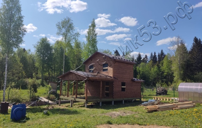 3 Брусовая баня Б-6, 6х8м, 48 М², Ленинградская область, Всеволожский район, Куйвозовское сп, массив Екатериновка (7)